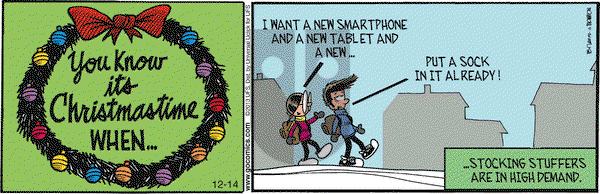 Grand Avenue on Monday December 14, 2015 Comic Strip