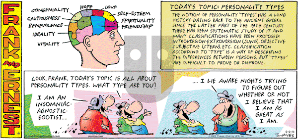 Frank and Ernest on Sunday June 6, 2010 Comic Strip