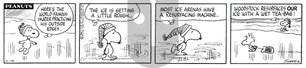 Peanuts on Tuesday December 14, 1971 Comic Strip