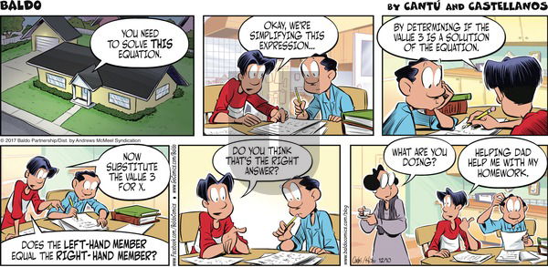 Baldo on Sunday December 10, 2017 Comic Strip