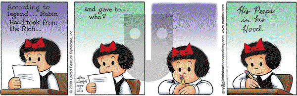 Nancy on Wednesday September 10, 2008 Comic Strip