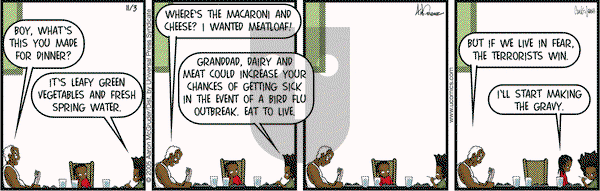 The Boondocks on Thursday November 3, 2005 Comic Strip