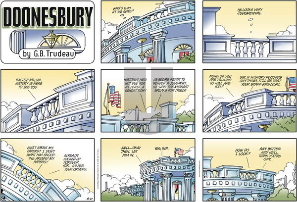 Doonesbury on Sunday August 27, 2006 Comic Strip