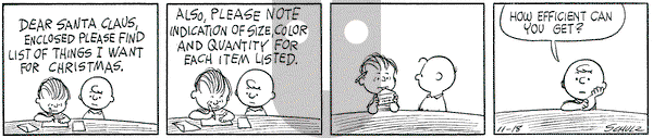 Peanuts on Saturday November 18, 1961 Comic Strip