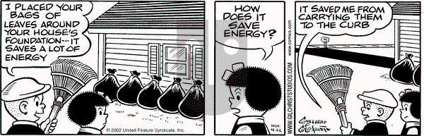 Nancy on Monday November 4, 2002 Comic Strip