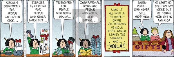 Cathy Classics on Thursday December 18, 2003 Comic Strip