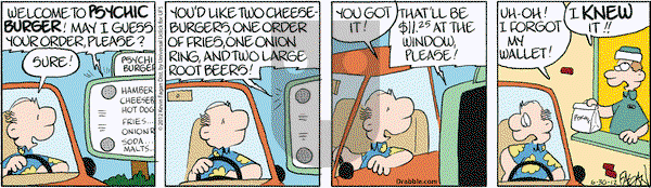 Drabble - Saturday June 30, 2012 Comic Strip