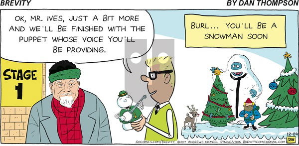 Brevity on Sunday December 24, 2017 Comic Strip