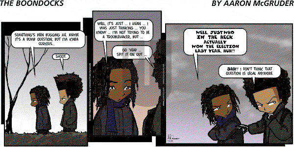 The Boondocks on Sunday June 28, 2009 Comic Strip
