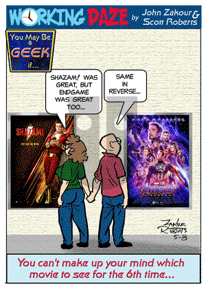 Working Daze - Wednesday May 8, 2019 Comic Strip