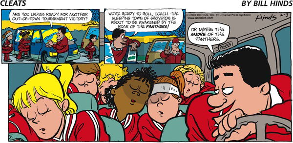 Cleats on Thursday May 16, 2002 Comic Strip