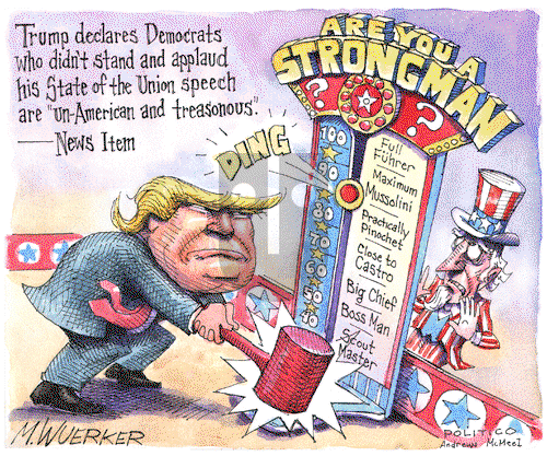 Matt Wuerker on Wednesday February 7, 2018 Comic Strip