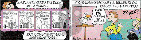 Drabble on Friday March 21, 2025 Comic Strip