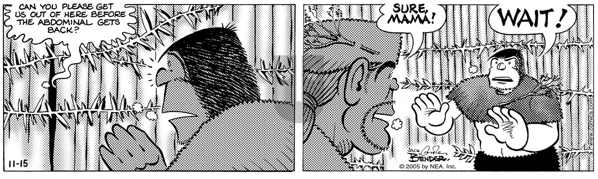Alley Oop - Tuesday November 15, 2005 Comic Strip