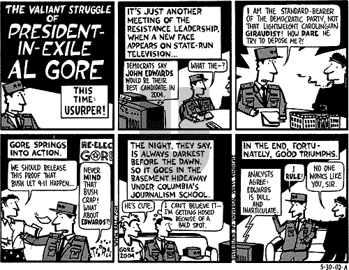 Ted Rall on Thursday May 30, 2002 Comic Strip