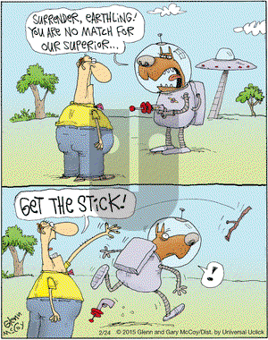 The Flying McCoys on Tuesday February 24, 2015 Comic Strip