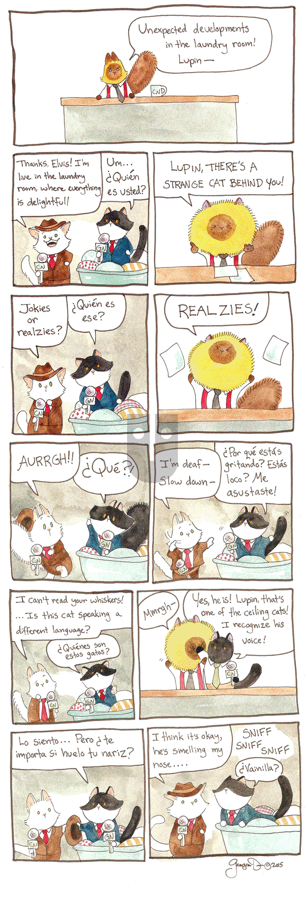 Breaking Cat News on Monday November 21, 2016 Comic Strip