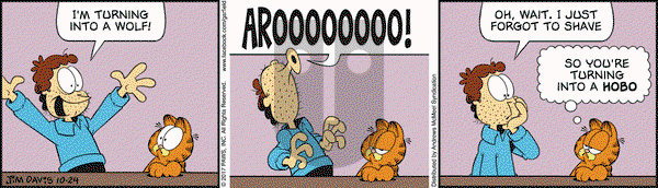 Garfield on Tuesday October 24, 2017 Comic Strip