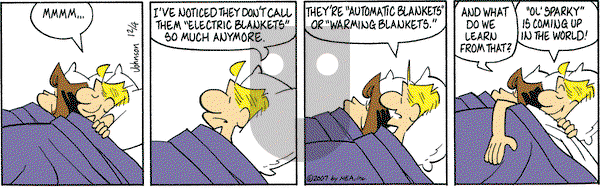 Arlo and Janis - Tuesday December 4, 2007 Comic Strip
