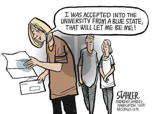 Jeff Stahler - Tuesday April 15, 2025 Comic Strip
