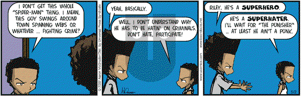 The Boondocks on Thursday May 2, 2002 Comic Strip