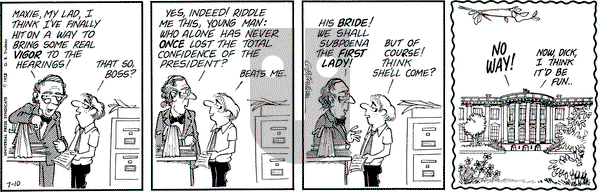 Doonesbury on Tuesday July 10, 1973 Comic Strip