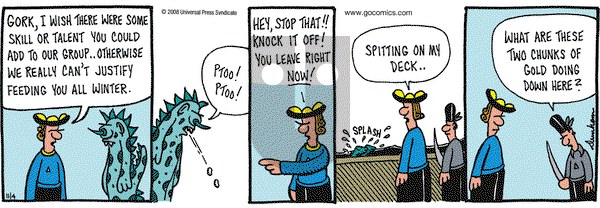 Overboard on Tuesday November 4, 2008 Comic Strip