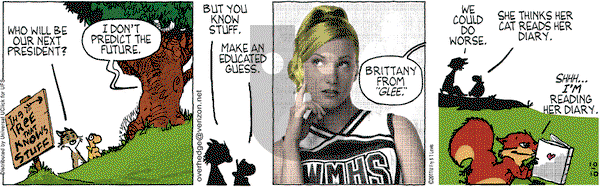 Over the Hedge on Monday October 10, 2011 Comic Strip