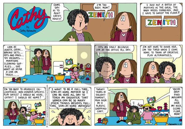 Cathy Classics on Sunday February 18, 1996 Comic Strip