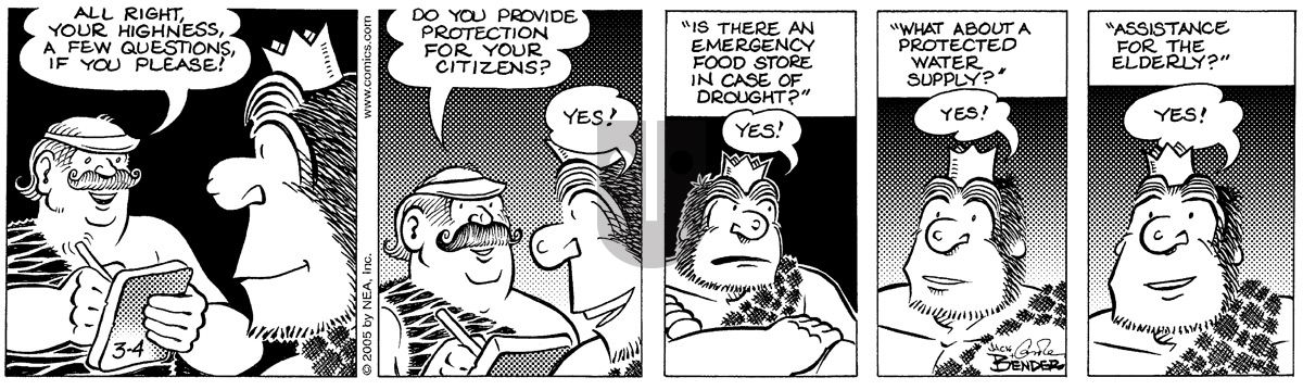 Alley Oop - Friday March 4, 2005 Comic Strip