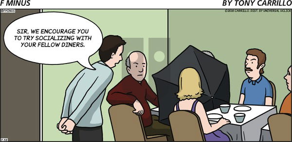 F Minus on Sunday July 10, 2016 Comic Strip