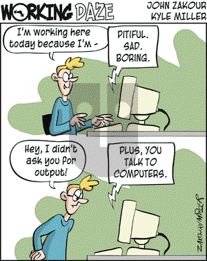 Working Daze on Friday October 15, 2004 Comic Strip