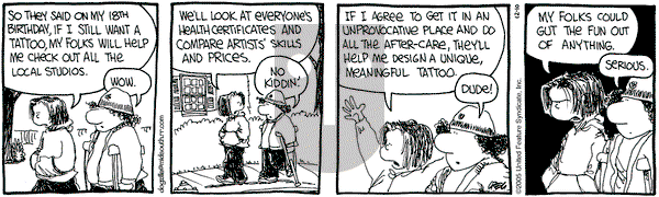 The Buckets on Saturday December 10, 2005 Comic Strip