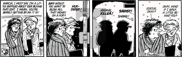 Doonesbury on Saturday February 2, 1991 Comic Strip