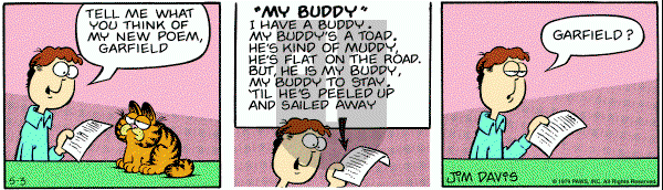 Garfield on Thursday May 3, 1979 Comic Strip