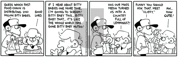 FoxTrot on Monday June 1, 1998 Comic Strip