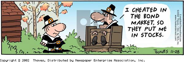 Frank and Ernest on Thursday November 28, 2002 Comic Strip
