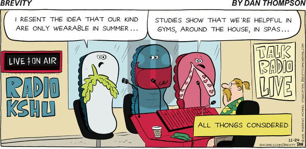 Brevity on Sunday November 24, 2019 Comic Strip
