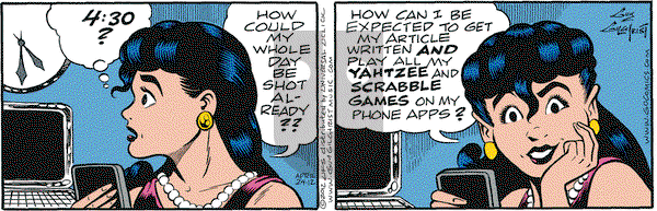 Nancy on Tuesday April 24, 2012 Comic Strip