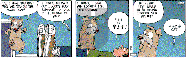 Get Fuzzy on Saturday September 11, 2004 Comic Strip