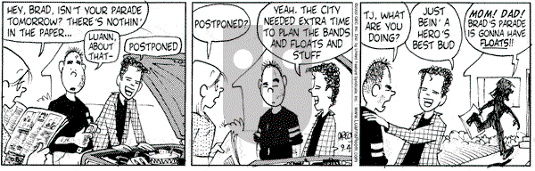Luann on Wednesday September 4, 2002 Comic Strip