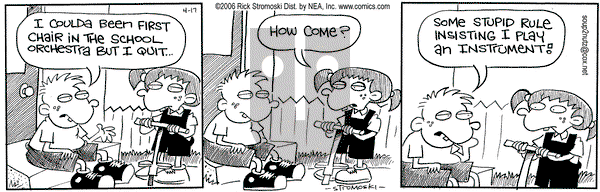 Soup to Nutz - Old on Monday April 17, 2006 Comic Strip