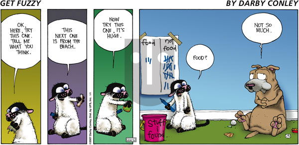 Get Fuzzy on Sunday May 6, 2007 Comic Strip