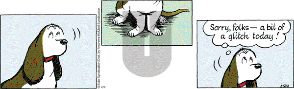 Fred Basset on Tuesday April 4, 2017 Comic Strip