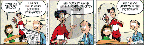 Baldo on Tuesday January 24, 2012 Comic Strip