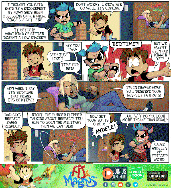 AJ and Magnus - Monday September 19, 2022 Comic Strip