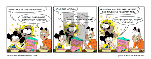 Little Fried Chicken and Sushi on Wednesday December 3, 2025 Comic Strip