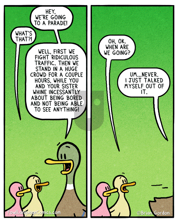 Fowl Language on Friday March 17, 2017 Comic Strip
