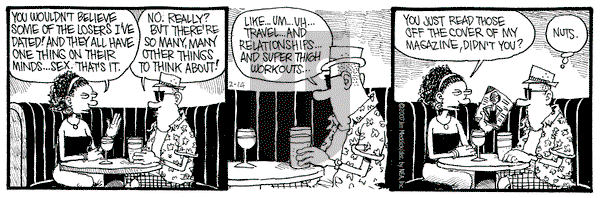 Monty on Wednesday February 14, 2007 Comic Strip