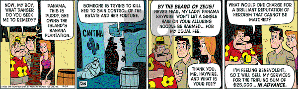 Rip Haywire on Wednesday April 14, 2021 Comic Strip